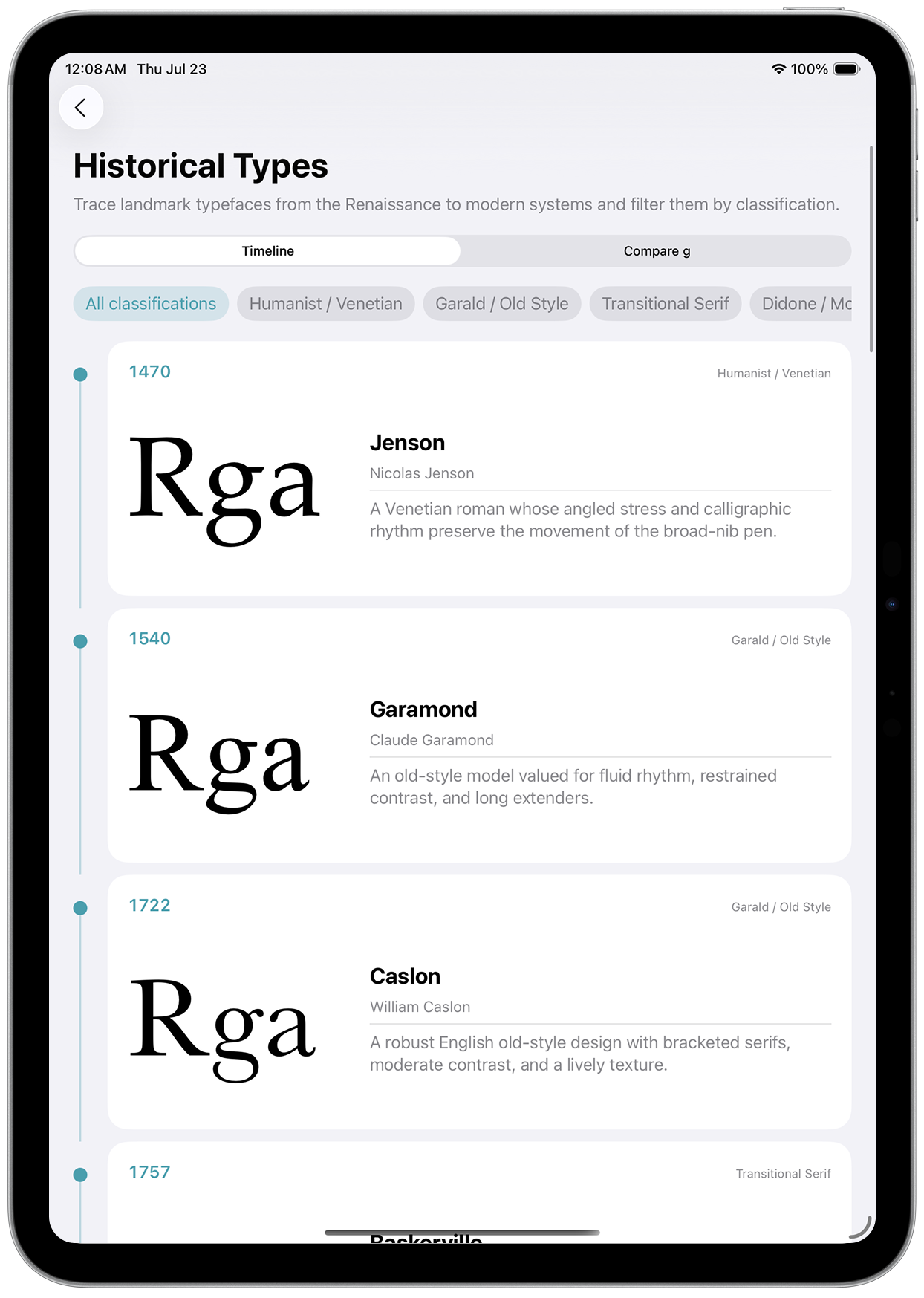Typography Insight iPad screen 9